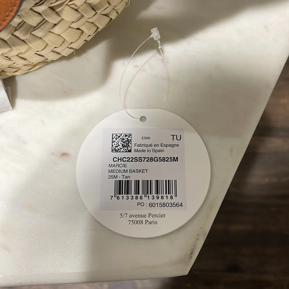 Chloe medium marcie basket tote NWT in Tan - Picture 3 of 5